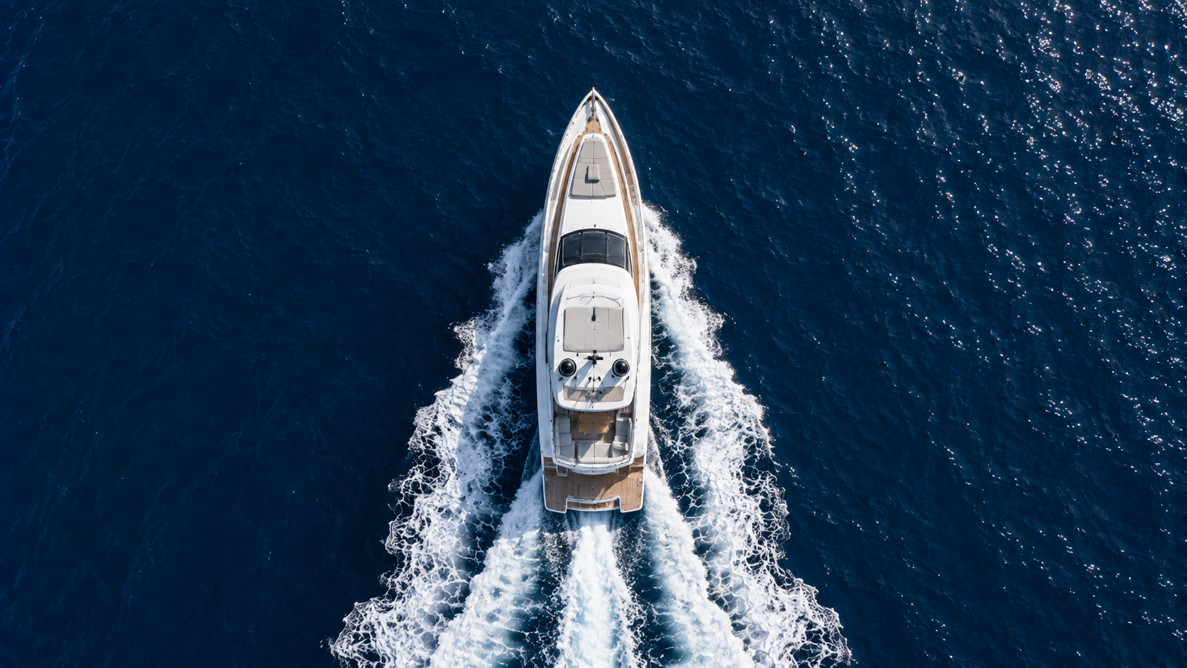 Luxury yacht cruising through Greek waters