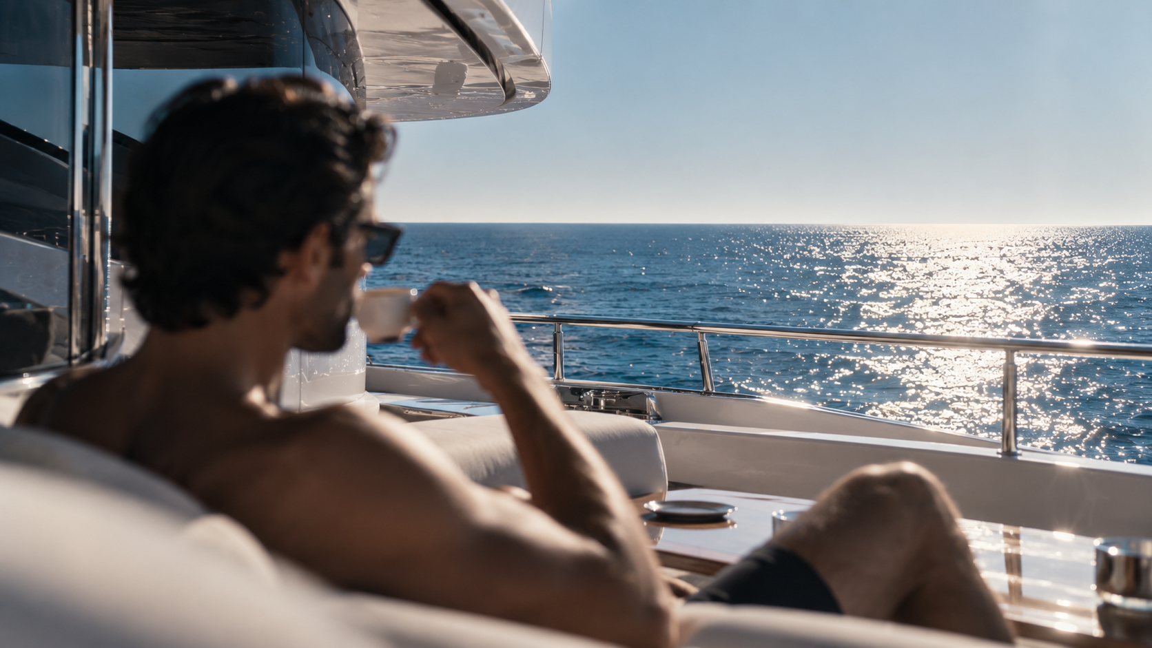 Time aboard a private yacht in Greece